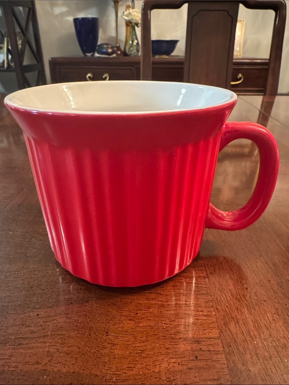 Corningware Colours 20 Oz. Stoneware Mug French Red Soup Latte Cocoa